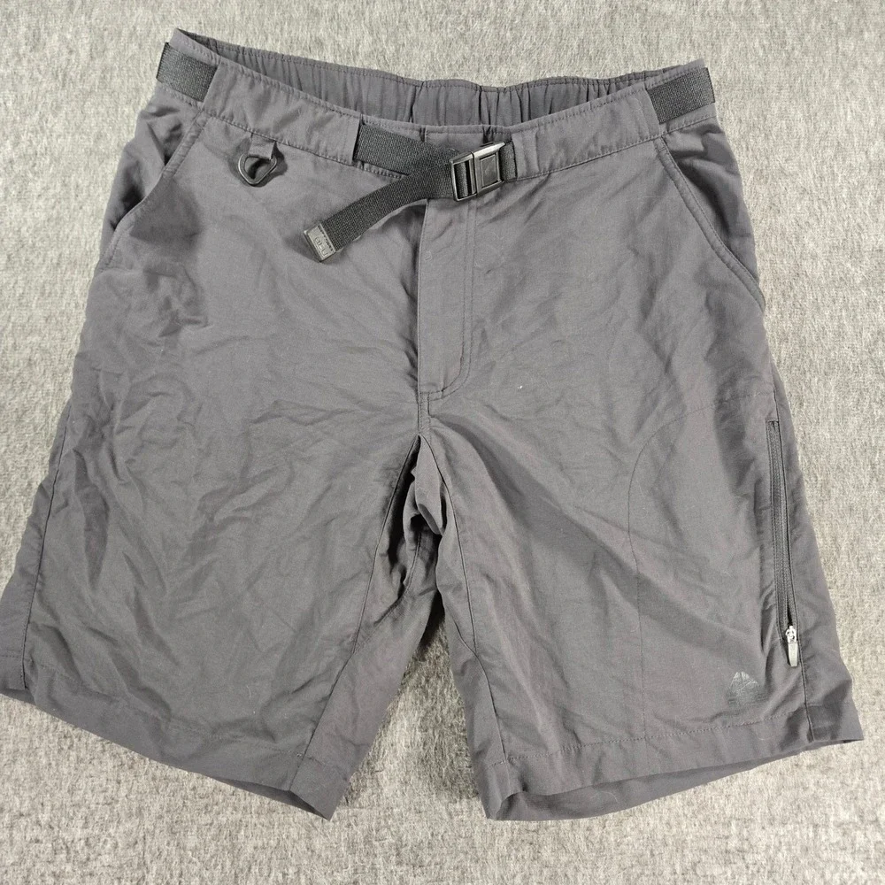 Vintage Nike ACG Hiking Shorts Mens 32 Black Nylon Belted Cargo Gorpcore Utility